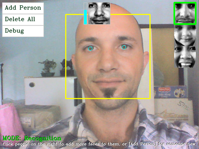Ch8) Face Recognition using Eigenfaces or Fisherfaces