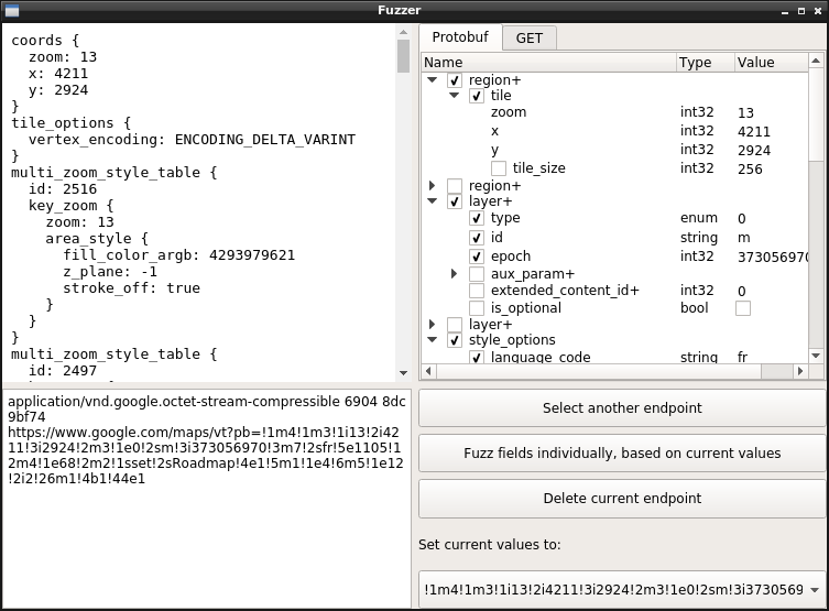 Endpoint creation form