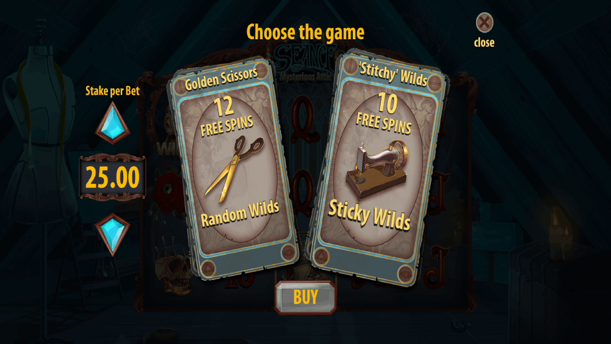 Seance Mysterious Attic Buy Feature