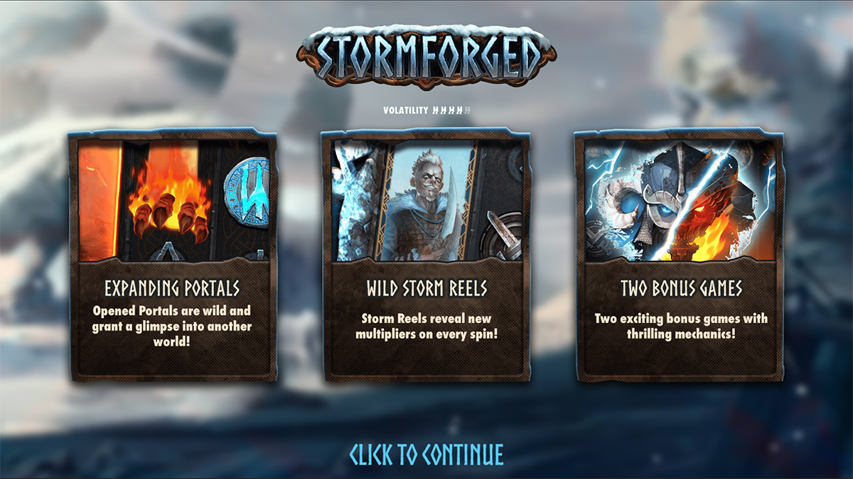 Stormforged Homescreen