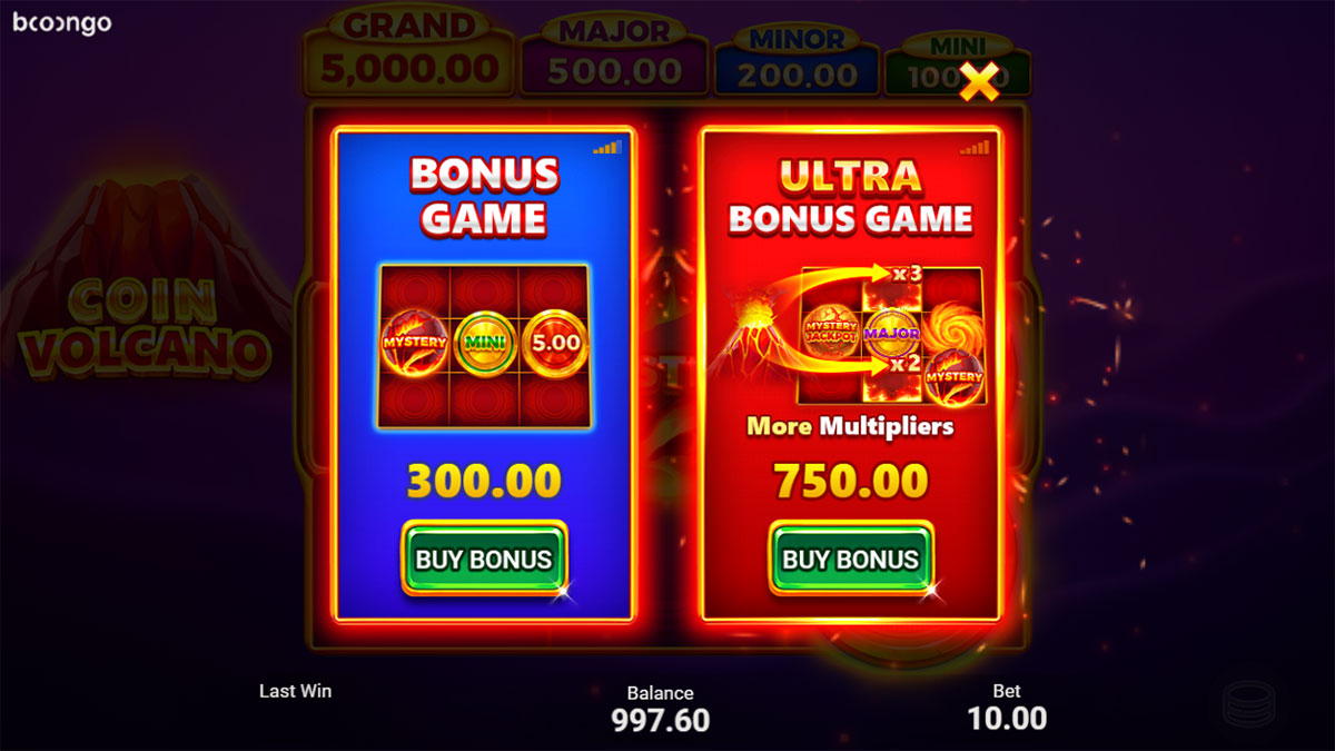 Coin Volcano Bonus Buy