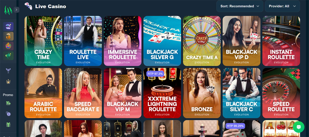 Wild Casino Live Casino