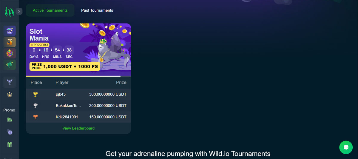 Wild Casino Tournaments