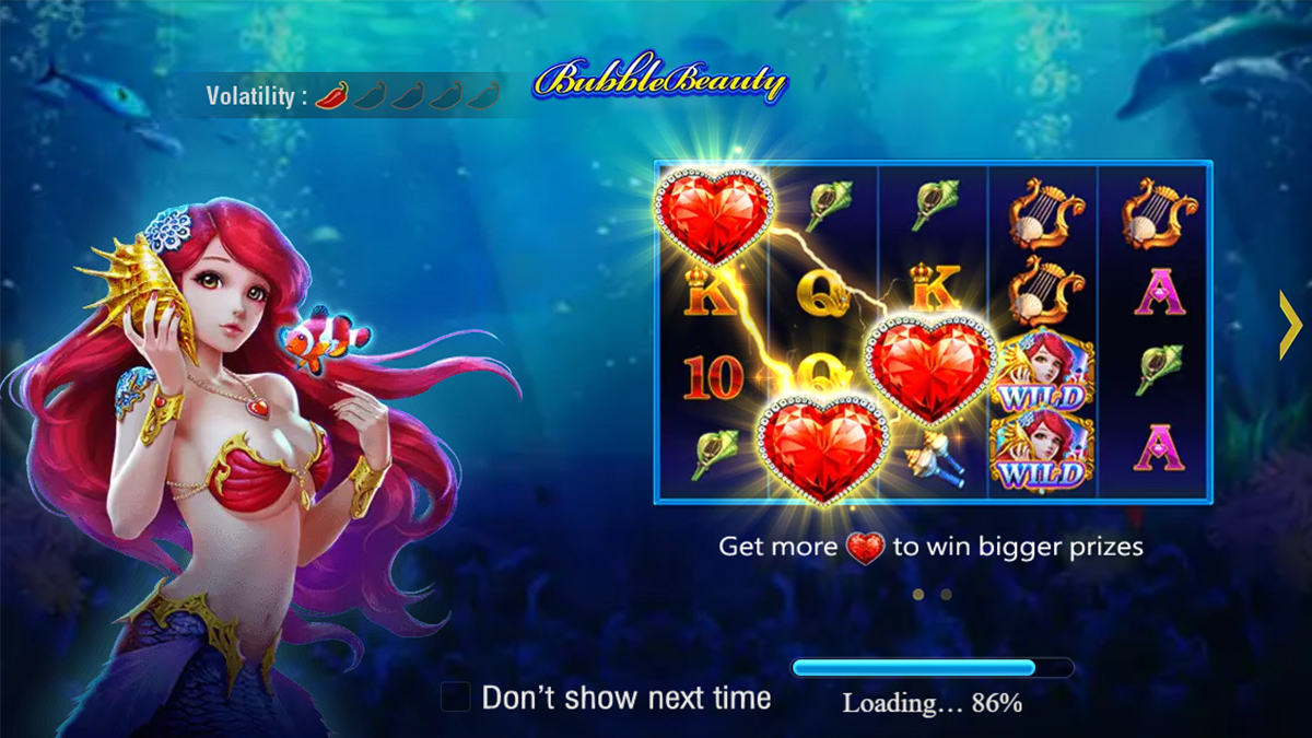 Bubble Beauty Homescreen