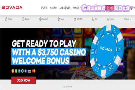 Bovada Casino Desktop View