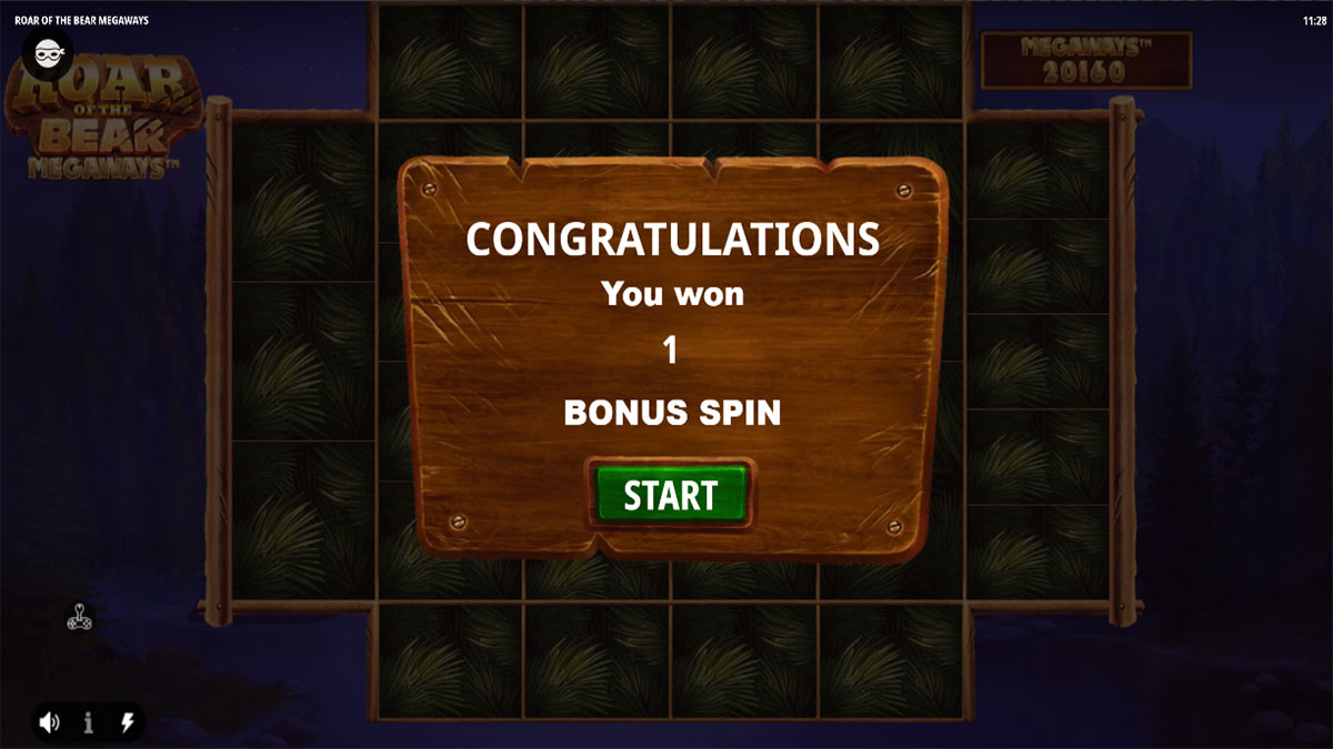 Roar of the Bear Megaways Bonus Spin