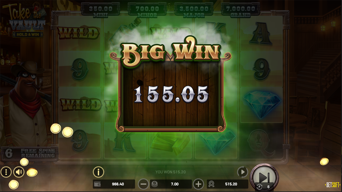 Take The Vault – HOLD & WIN Big Win