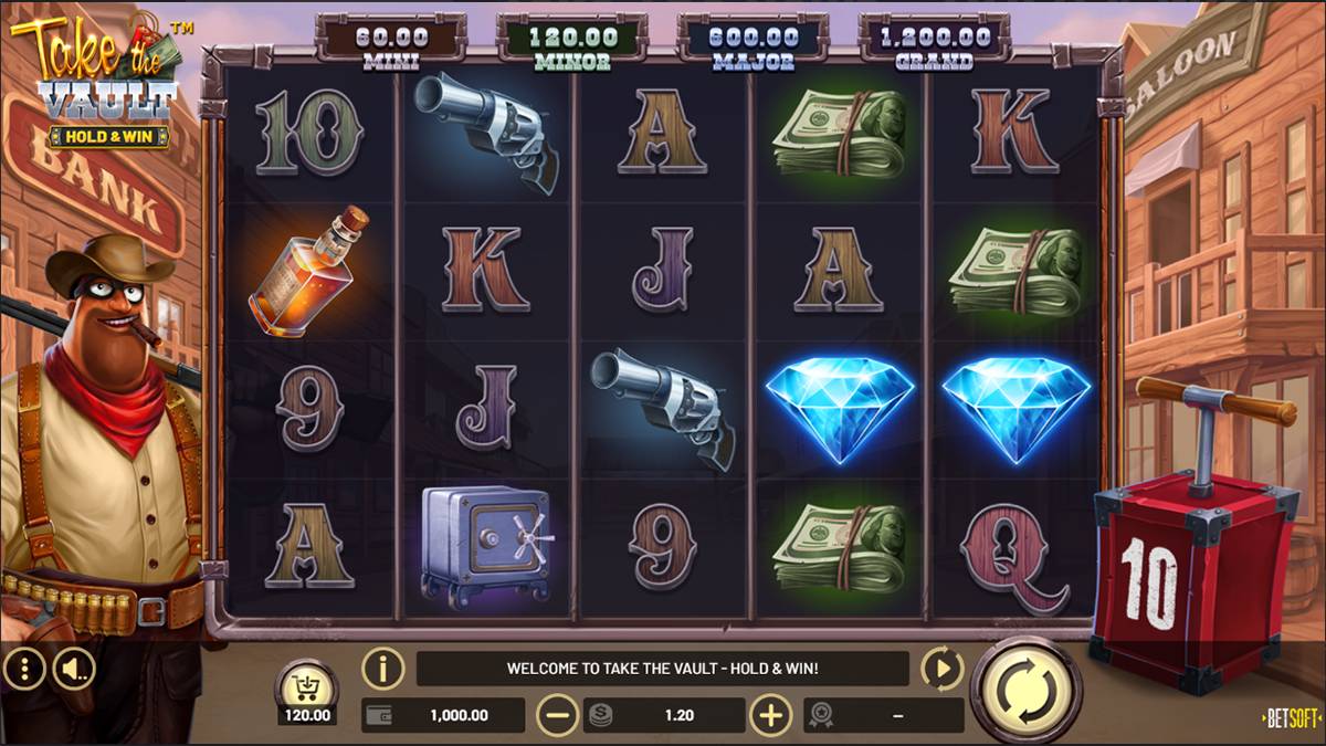 Take The Vault – HOLD & WIN Base