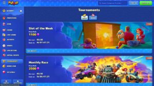 Pistolo Casino Tournaments Page