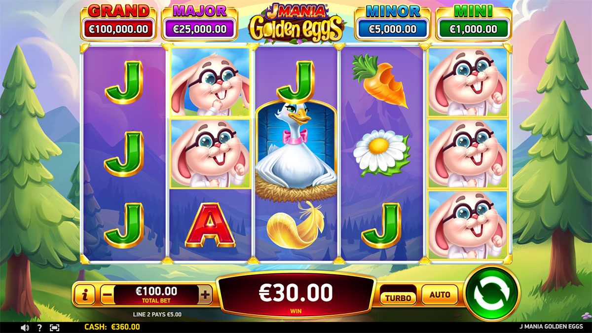 J Mania Golden Eggs Win3