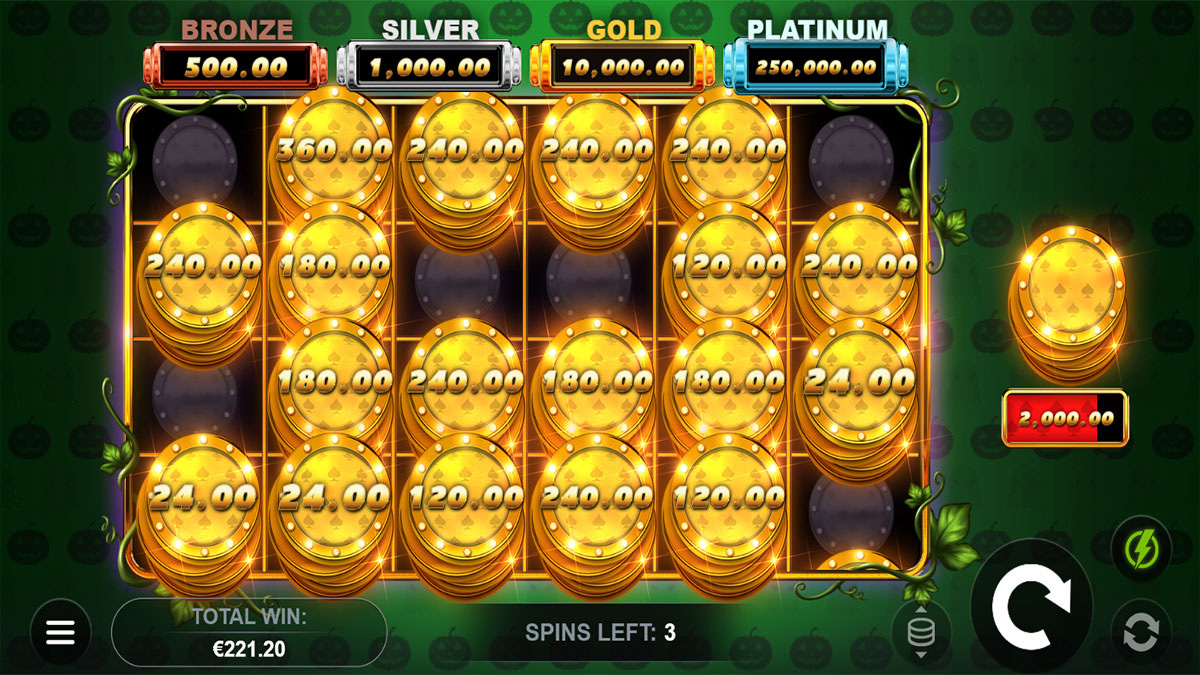 Joker Halloween Hold and Win BonusRound