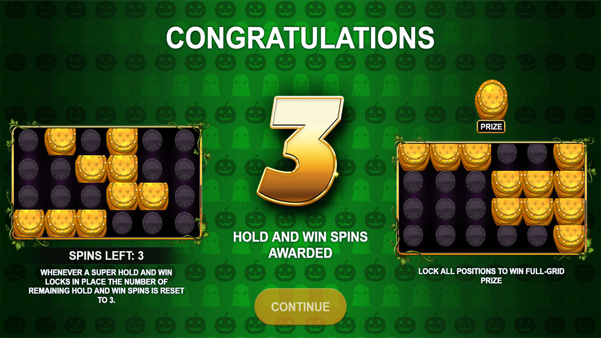 Joker Halloween Hold and Win HoldnSpin