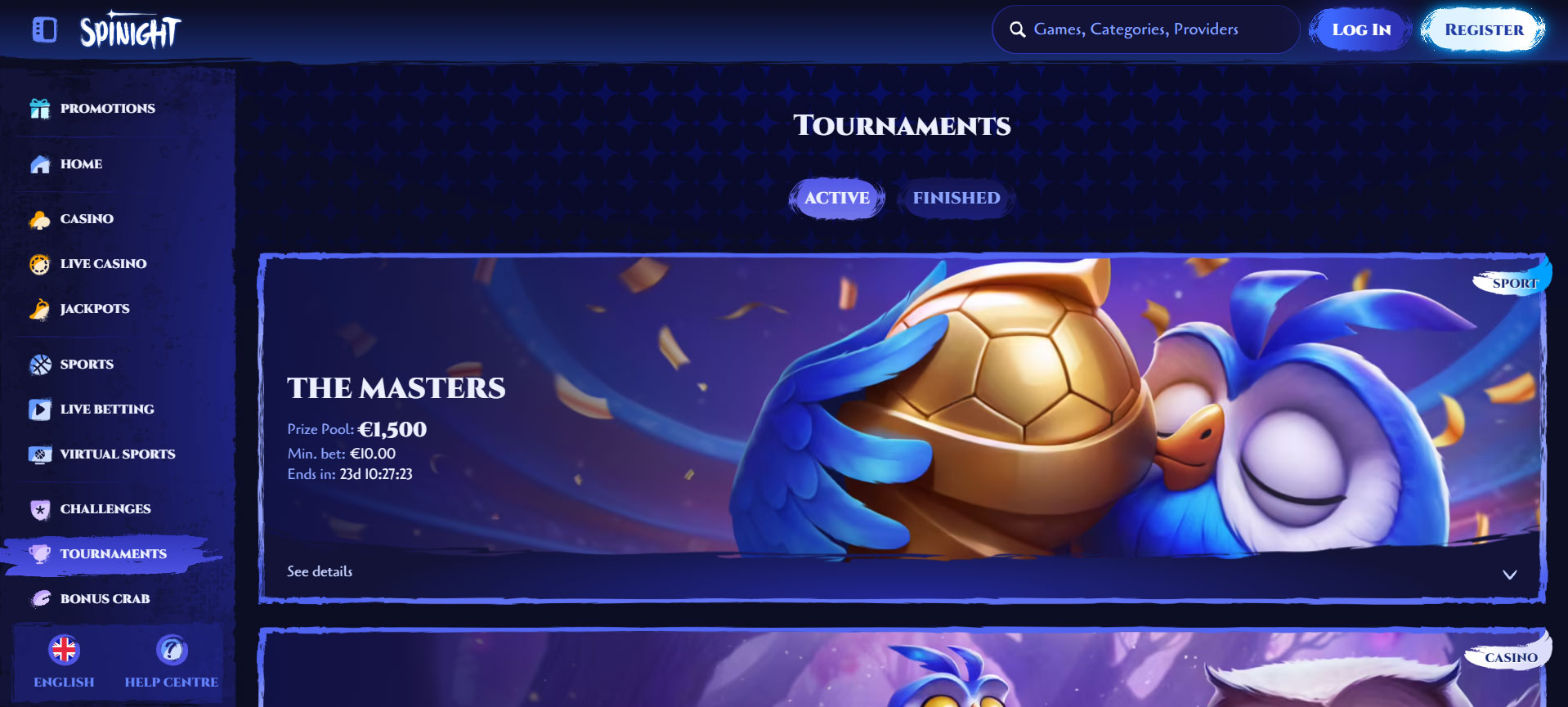 Spinight Casino Tournaments