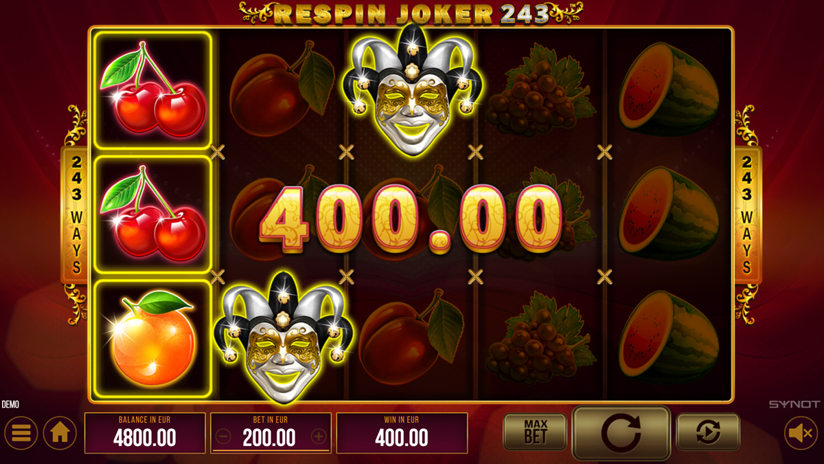 Respin Joker 243 Win