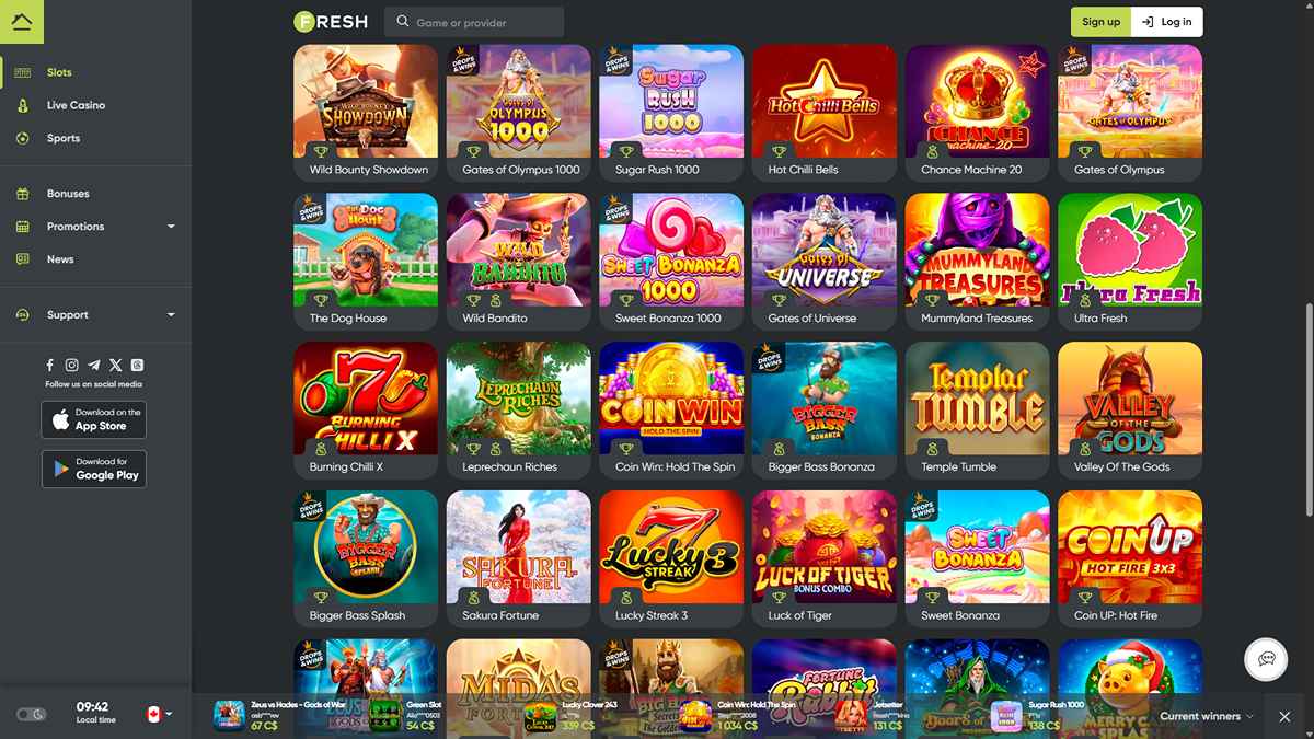 Fresh Casino All Slots