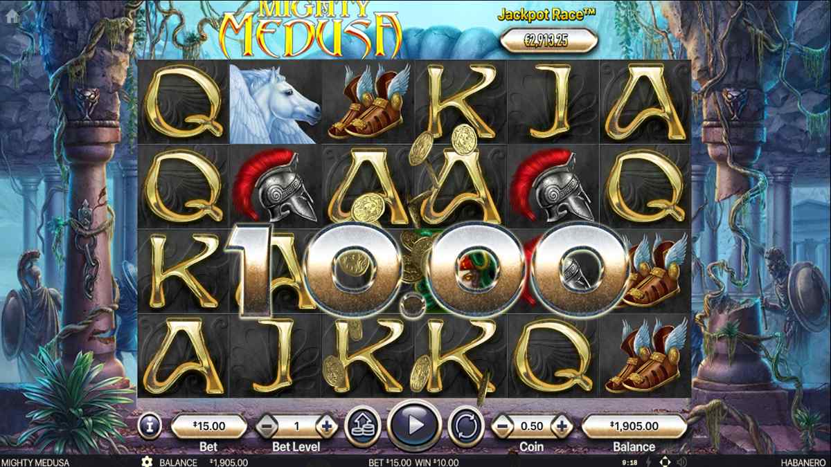 Mighty Medusa Win Screen