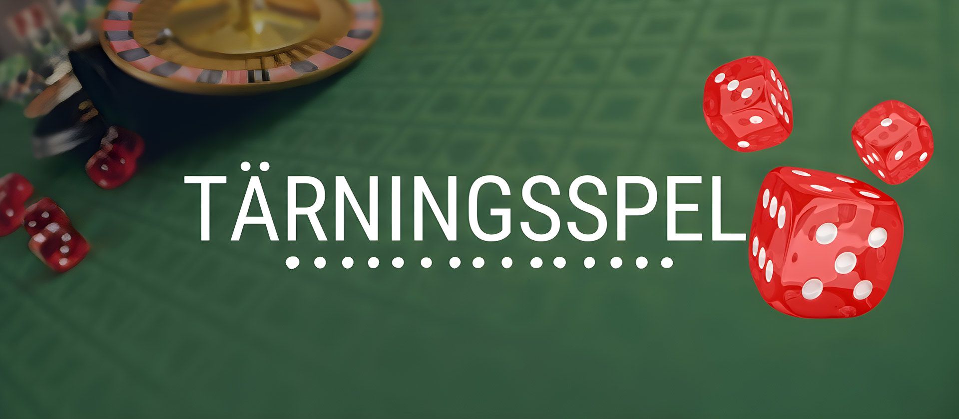 Tärningsspel vid online casino i Sverige.