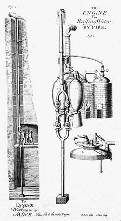 Thomas Savery's steam pump