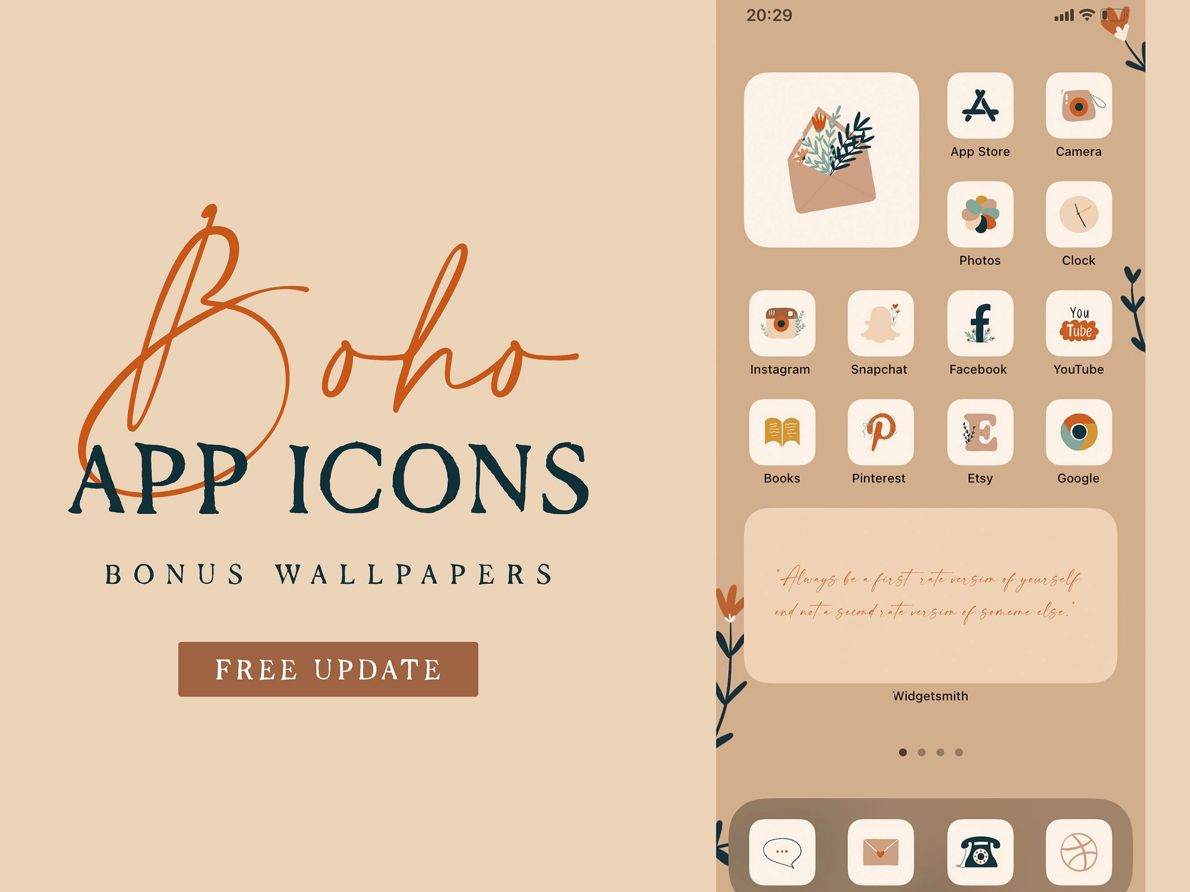 boho ios app icons