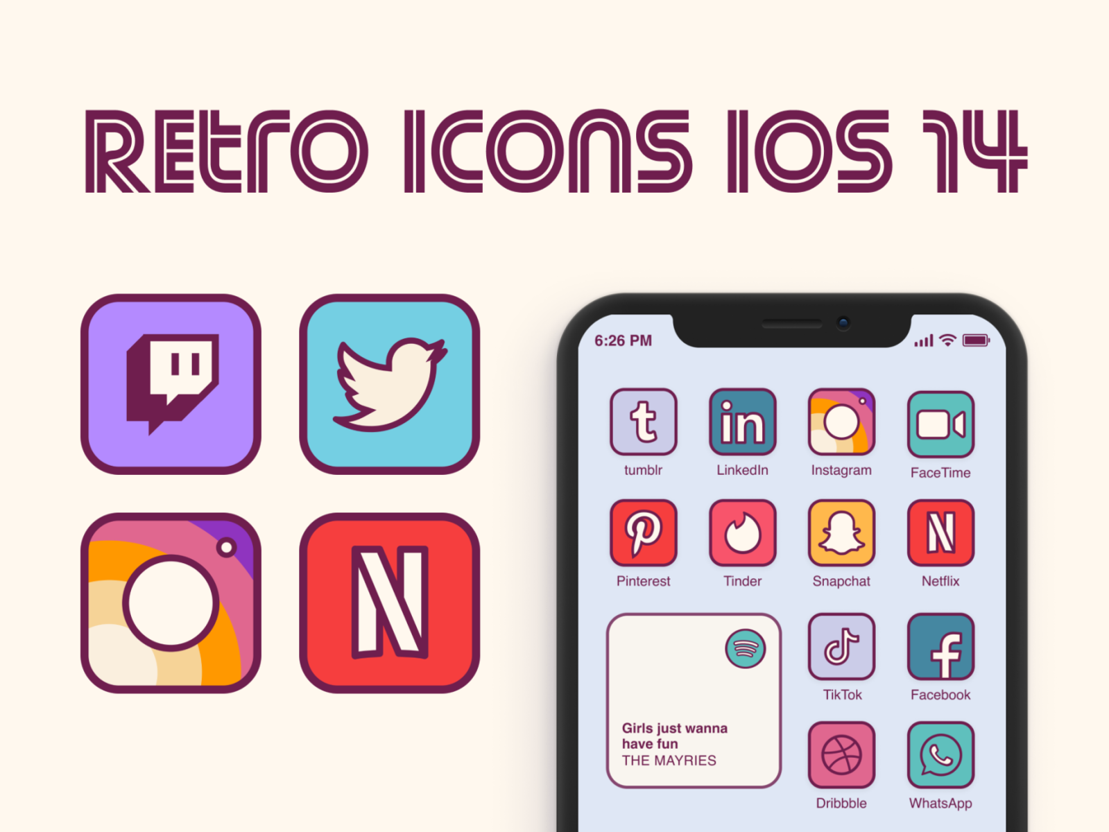 retro icons