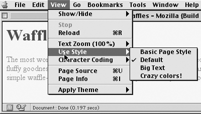 OLD SCHOOL, BABY alternate css macintosh mozilla os9 stylesheets