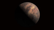 Animation of a sub-Earth-mass planet orbiting Barnard’s star