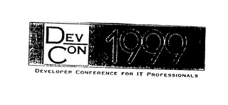 dev con 1999 developer conference for it professionals