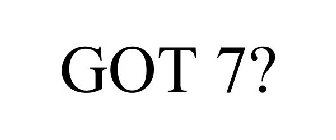 got 7?