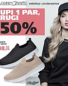 Planet obuća webshop akcija 50% popusta na drugi par