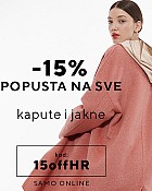 Reserved webshop akcija 15% popusta na kapute i jakne