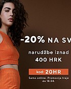 Reserved webshop akcija 20% popusta za narudžbe iznad 400 kn