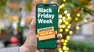 Amazon Black Friday Week shown on iPhone screen