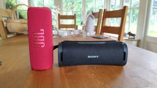 JBL Flip 6 side by side with Sony ULT Field 1