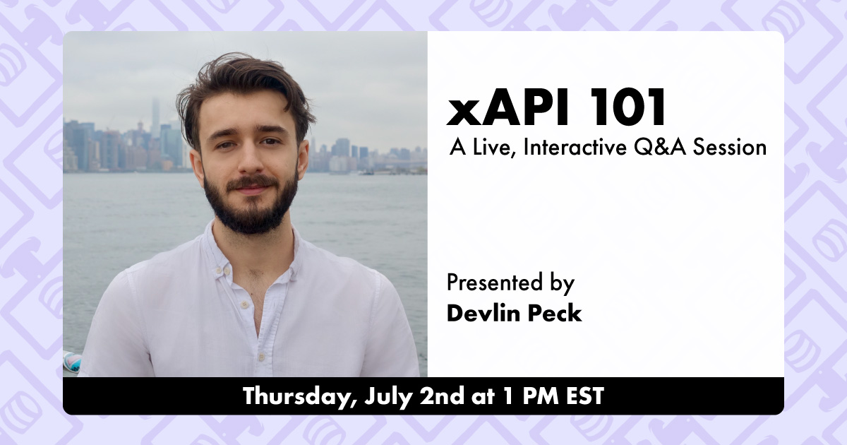 xAPI 101 Live Q&A Workshop cover photo