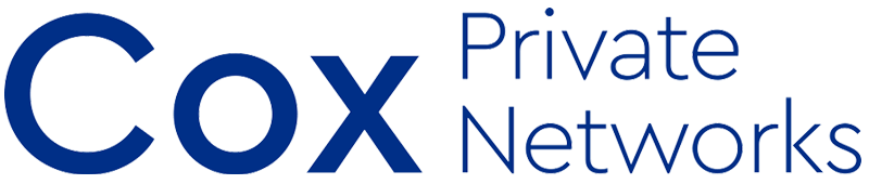 Cox Private Networks logo in blue