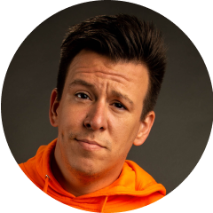 A headshot of Philip DeFranco