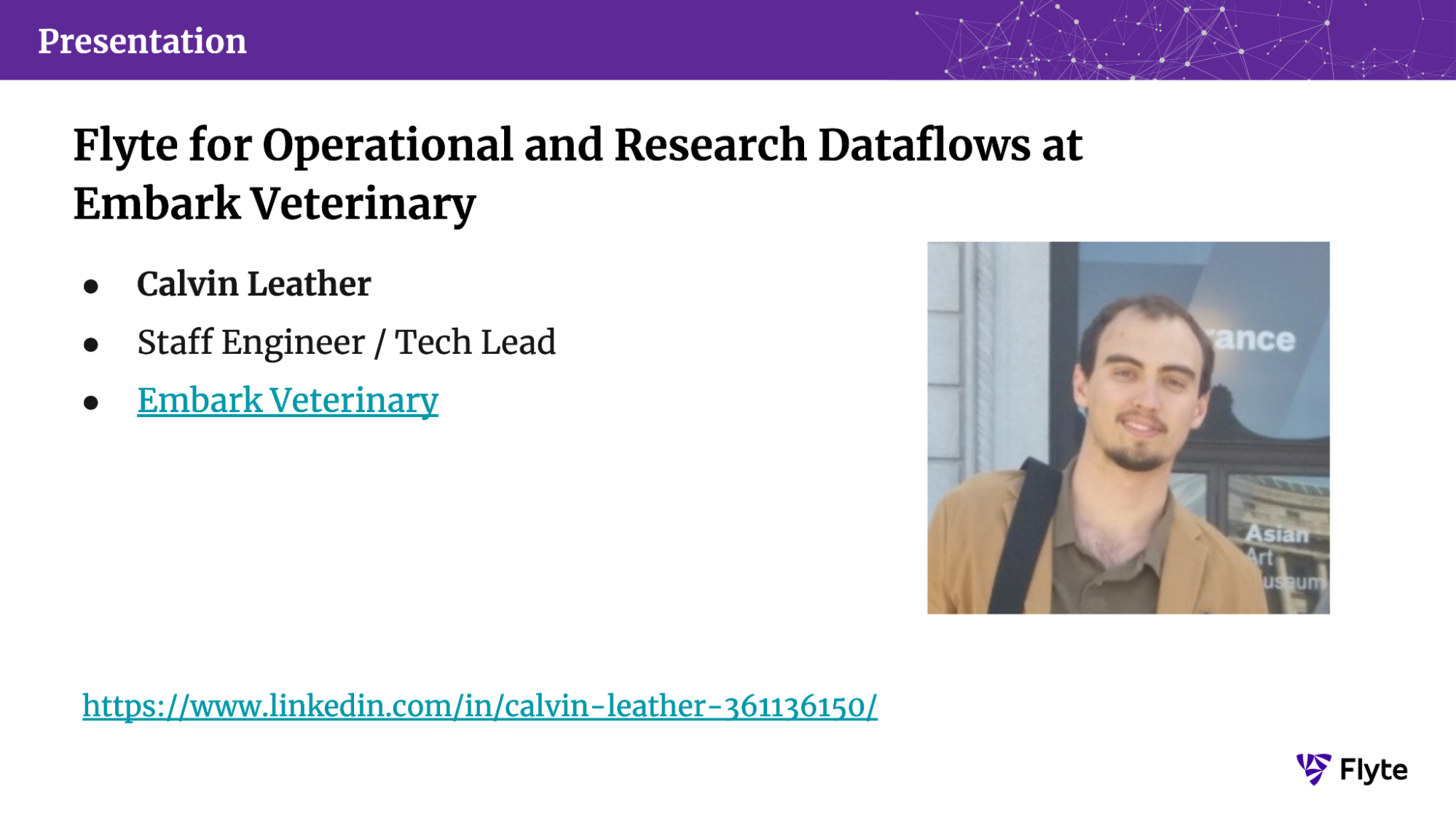 Flyte™ for Operational and Research Dataflows at Embark Veterinary