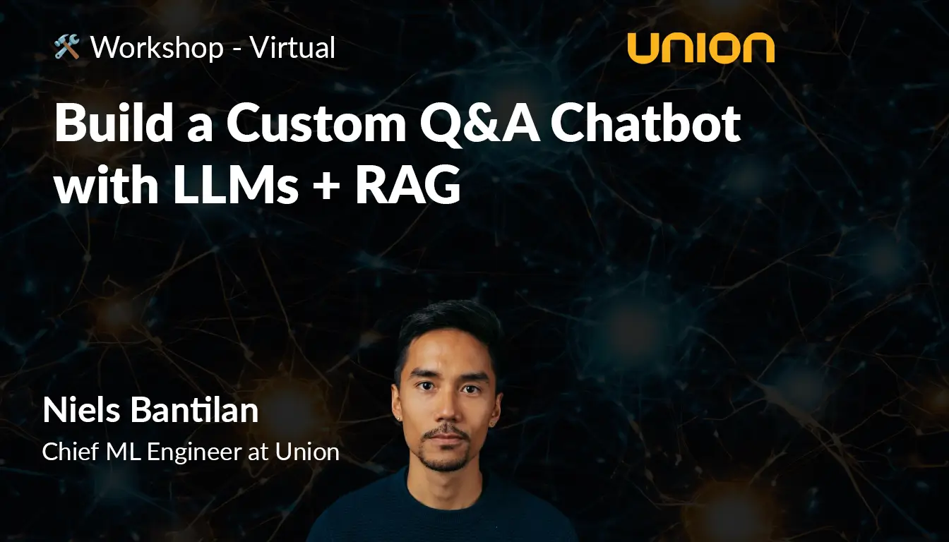 Build a Custom Chatbot with LLMs + RAG | Online Workshop