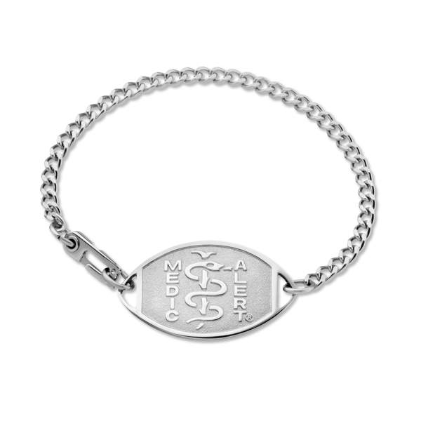 Small Classic Embossed Logo Bracelet