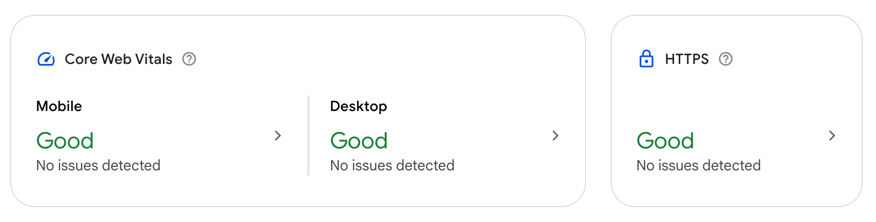 Screenshot of SEO performance metrics for Missive's website