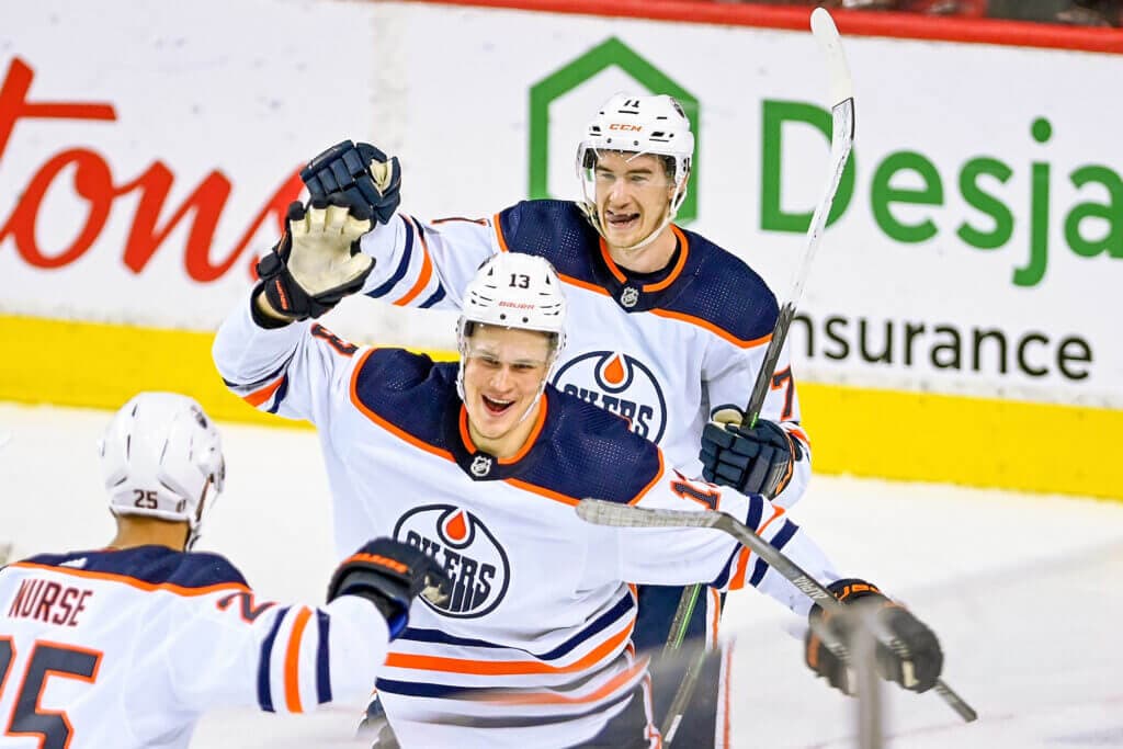 The Oilers have a third line that's settling in — is a scoring burst coming?