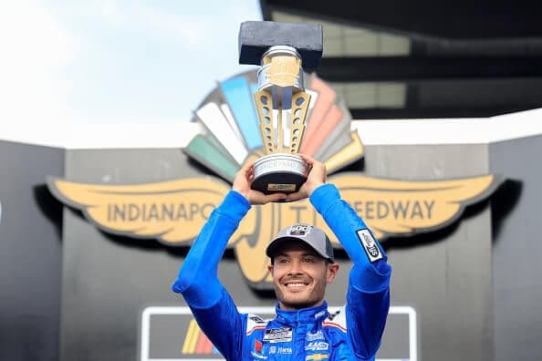 Kyle Larson wins Brickyard 400 after Indy 500 Double attempt thwarted by rain