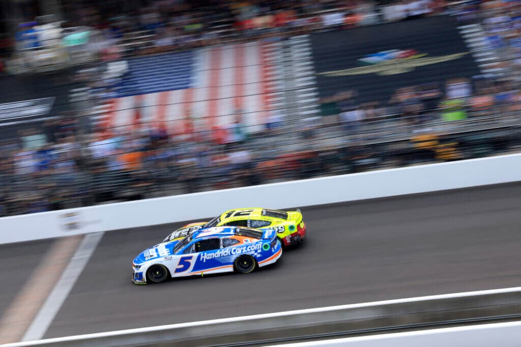 At Brickyard 400, restart rule leaves Ryan Blaney wondering what could've been