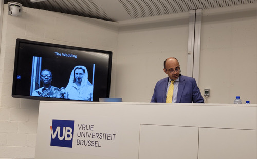 Unique lecture at VUB: Identity at the root of worldwide conflicts