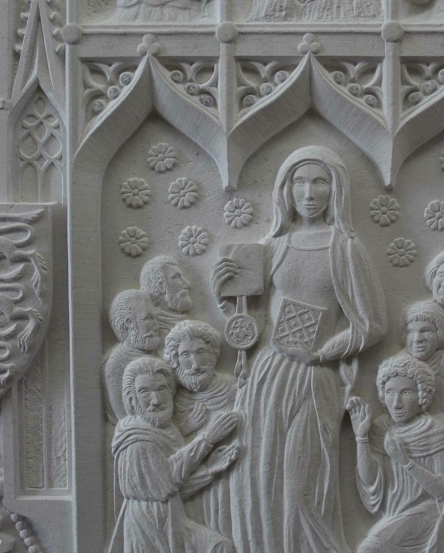 St. Clare in stone