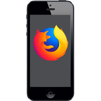 Firefox on iPhone Logo