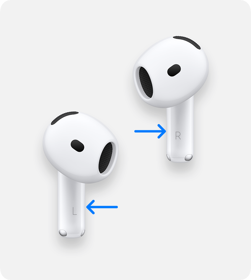 AirPods'un ucundaki basılacak yer gösteriliyor