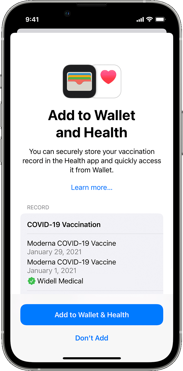 ios15-iphone13-pro-health-add-vaccination-record-to-wallet