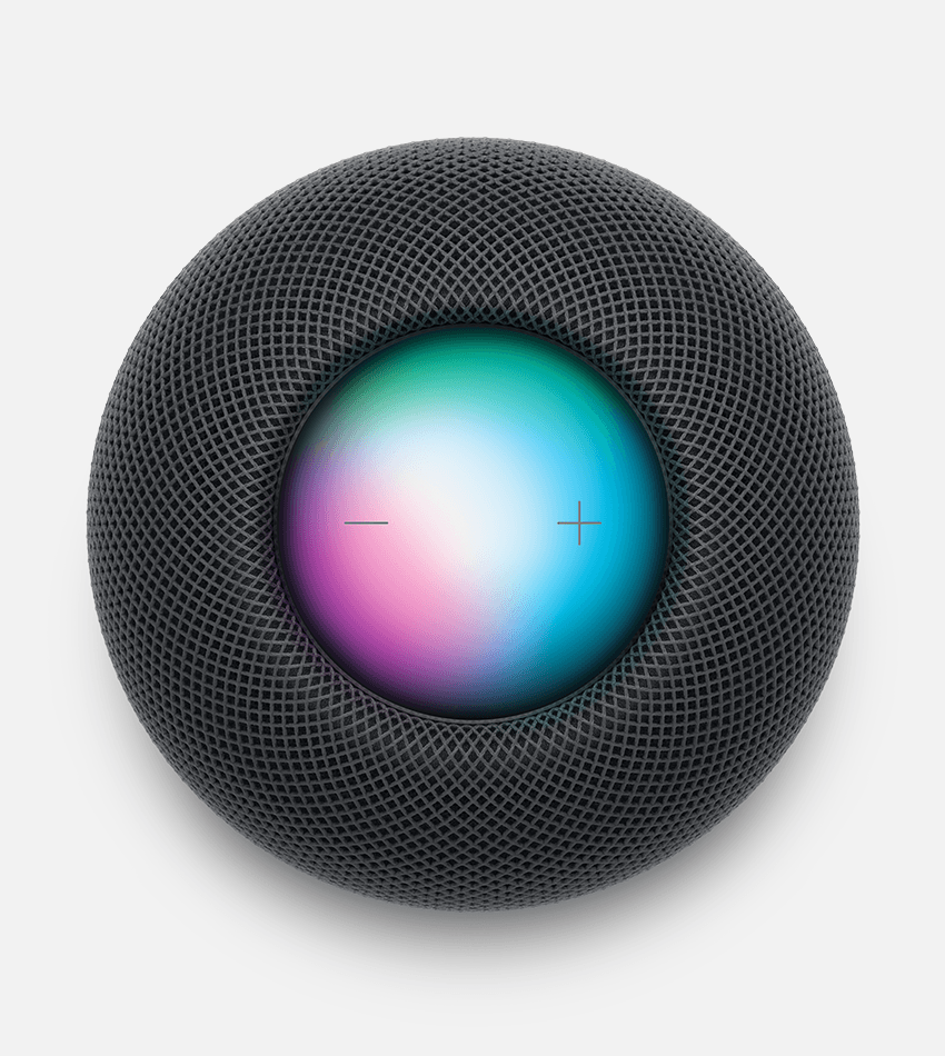 터치 표면이 표시된 HomePod mini