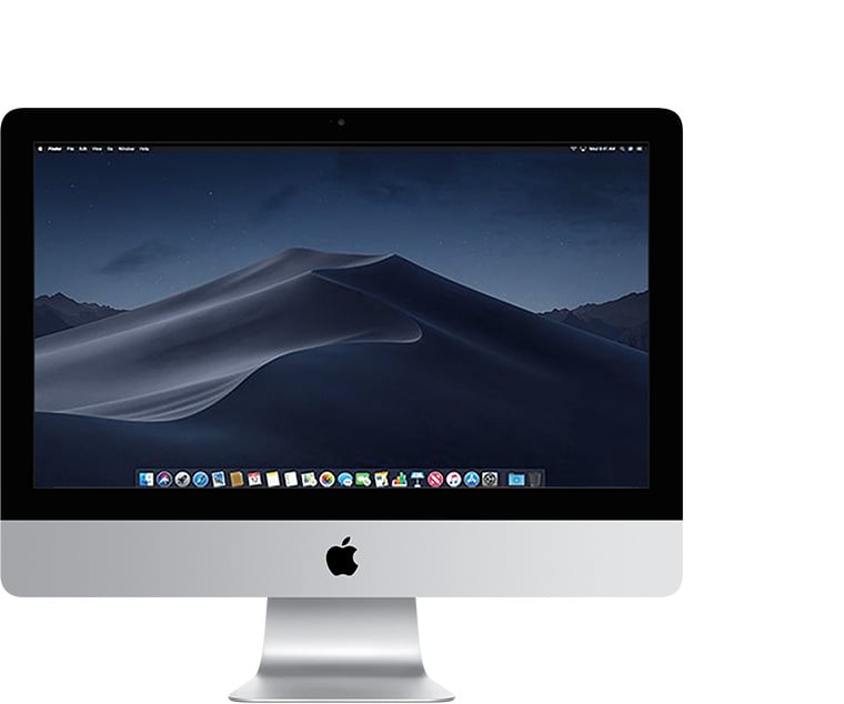 Foran på iMac (Retina 4K, 21,5-tommers, 2019)